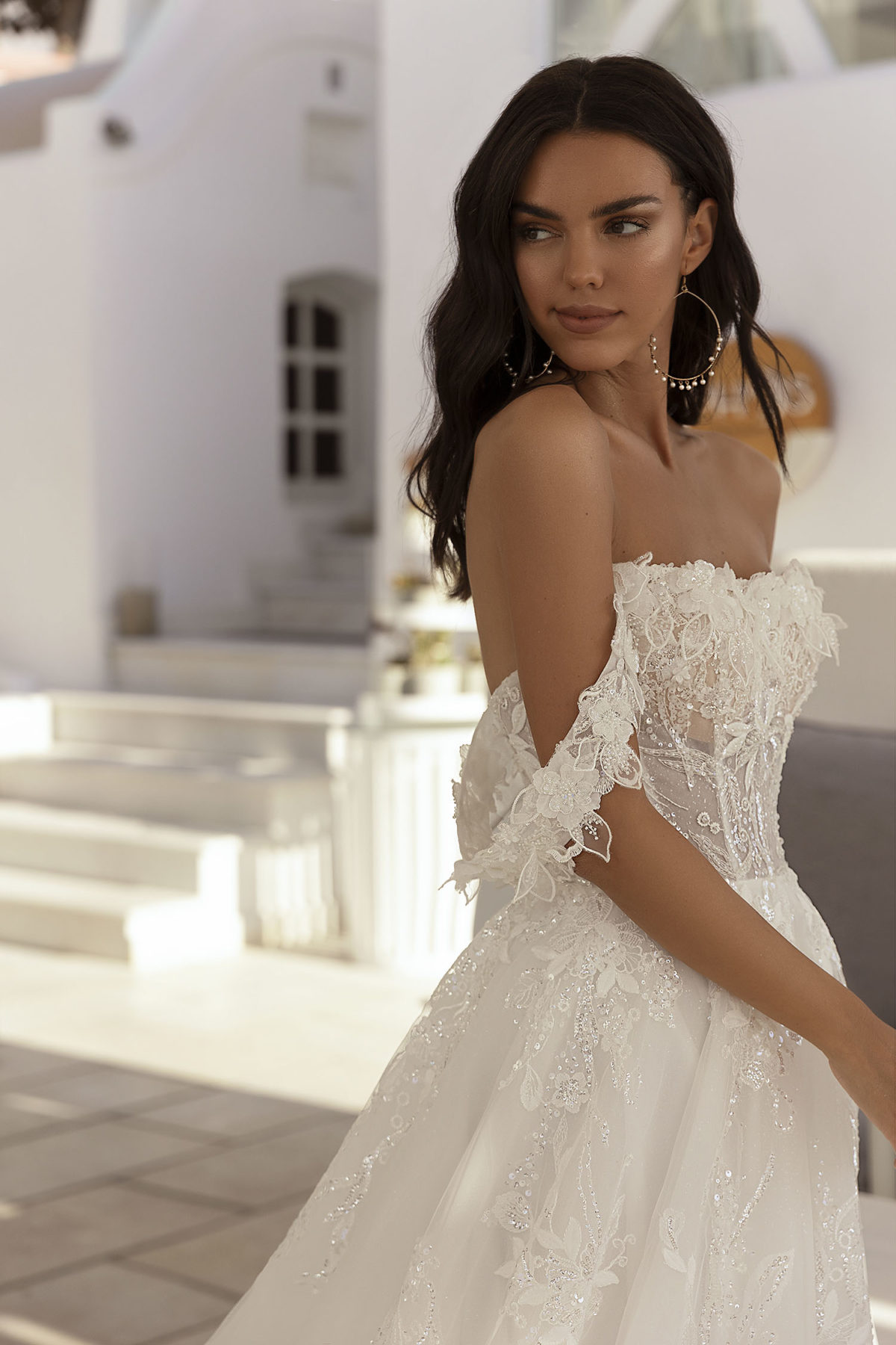 Abelia - Bicolor Pleat Dress main image 1